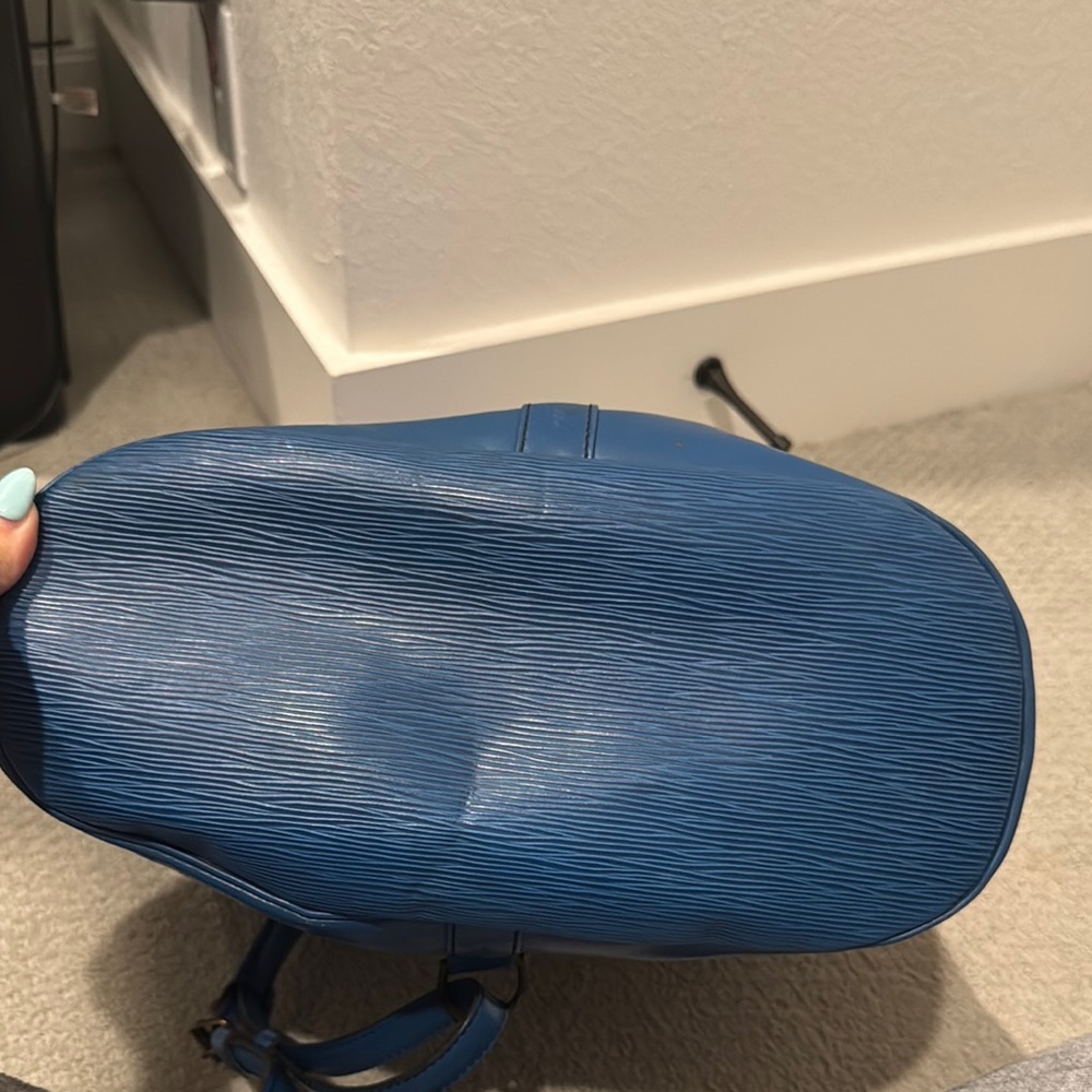 Louis Vuitton blue Epi randonnee bag - Picture 8 of 9